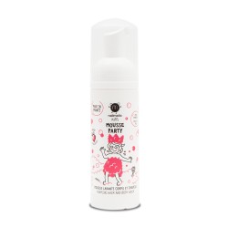 STRAWBERRY Mousse Party Foaming Hair & Body Wash Putojošs ķermeņa un matu mazgāšanas līdzeklis, 150 ml 