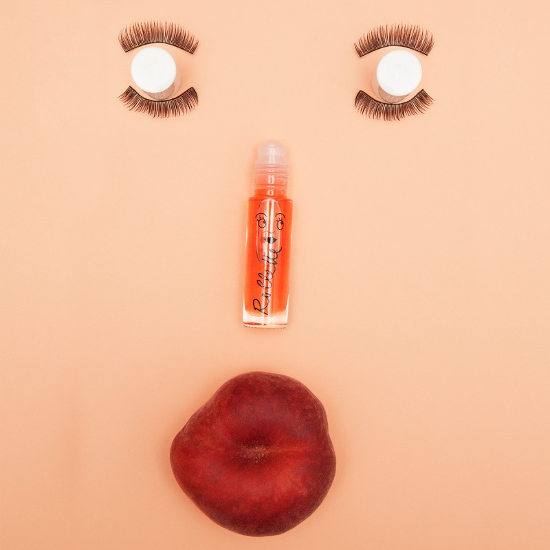 PEACH Rollette Lip Gloss Persiku lūpu spīdums, 6,5 ml