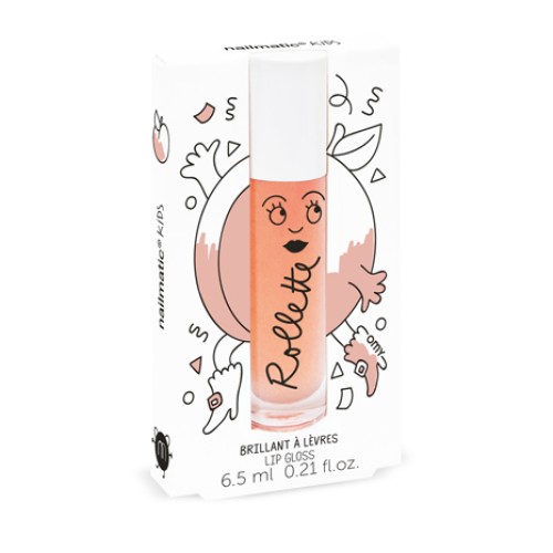 PEACH Rollette Lip Gloss Persiku lūpu spīdums, 6,5 ml