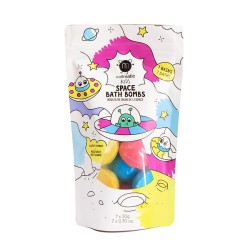 SPACE BATH BOMBS Vannas bumbu komplekts, 7x20 g 