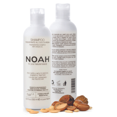 1.4. Regenerating Shampoo With Argan Oil Šampūns sausiem un ķīmiski bojātiem matiem, 250 ml