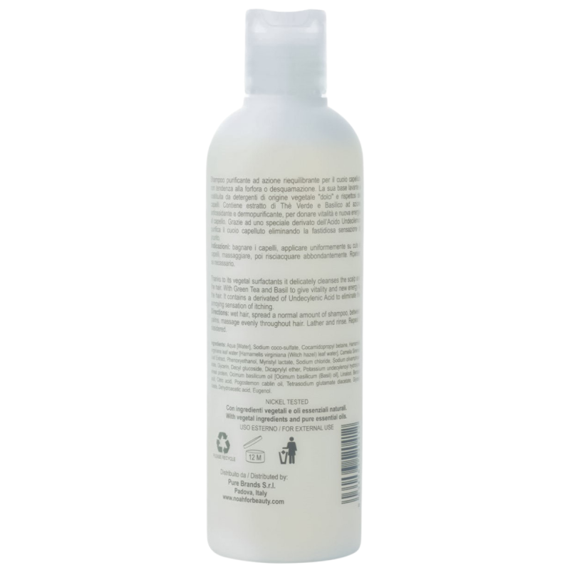 1.5. Purifying Shampoo With Green Tea Šampūns pret blaugznām, 250 ml