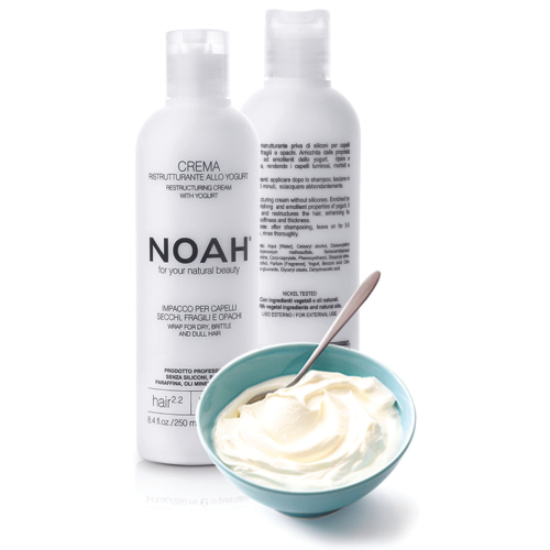 2.2. Restructuring Cream With Yogurt Atjaunojoša maska sausiem un bojātiem matiem, 250 ml
