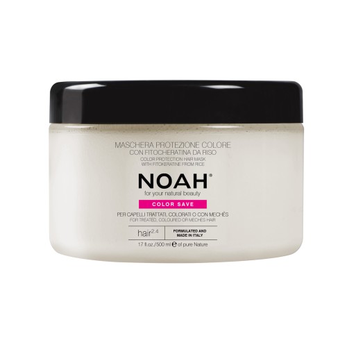 2.4. Hair Mask With Rice Phytokeratine Krāsu aizsargājoša maska krāsotiem matiem, 500 ml