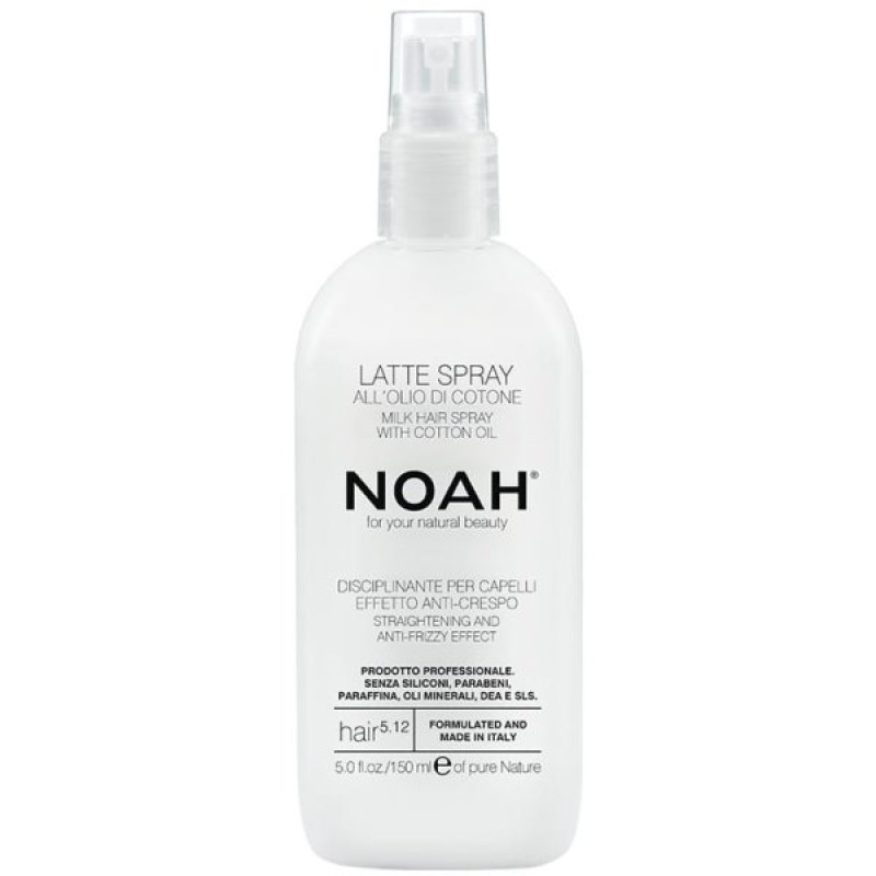 5.12. Milk Hair Spray With Cotton Oil Matu pieniņš aizsardzībai pret savelšanos, 150 ml