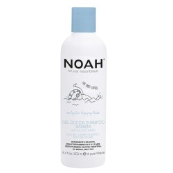 Kids Gel Shower Shampoo Dušas želeja un šampūns ar pienu un cukuru bērniem, 250 ml 