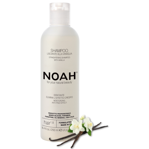 1.8. Straightening Shampoo With Vanilla Iztaisnojošs šampūns ar vaniļu, 250 ml