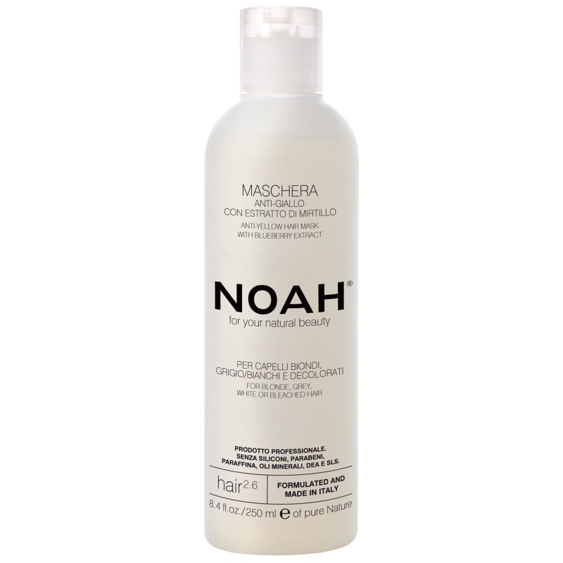 2.6. Anti-Yellow Hair Mask Dzelteno toni neitralizējoša matu maska, 250 ml