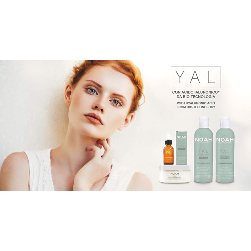 YAL Re-Hydrating And Volumizing Filler Conditioner Atjaunojošs, mitrinošs un pūkošanos mazinošs balzams ar hialuronskābi un mārsilu, 250 ml