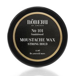 No 101 Moustache Wax Strong Hold Stipras fiksācijas ūsu vasks, 25 ml 