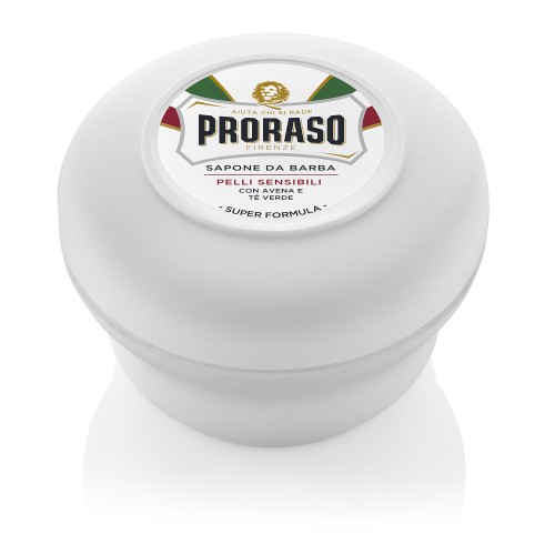 White Line Shaving Soap In a Jar Skūšanās ziepes jutīgai ādai, 150 ml