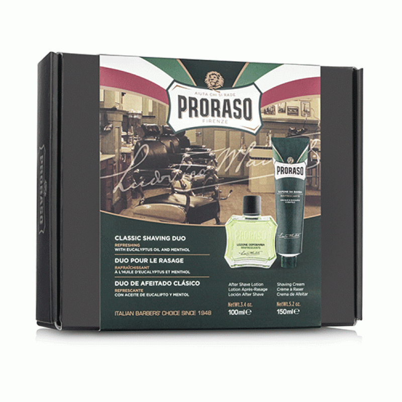 Duo Pack Refresh Shaving Cream & Lotion Skūšanās komplekts, 1 gab.