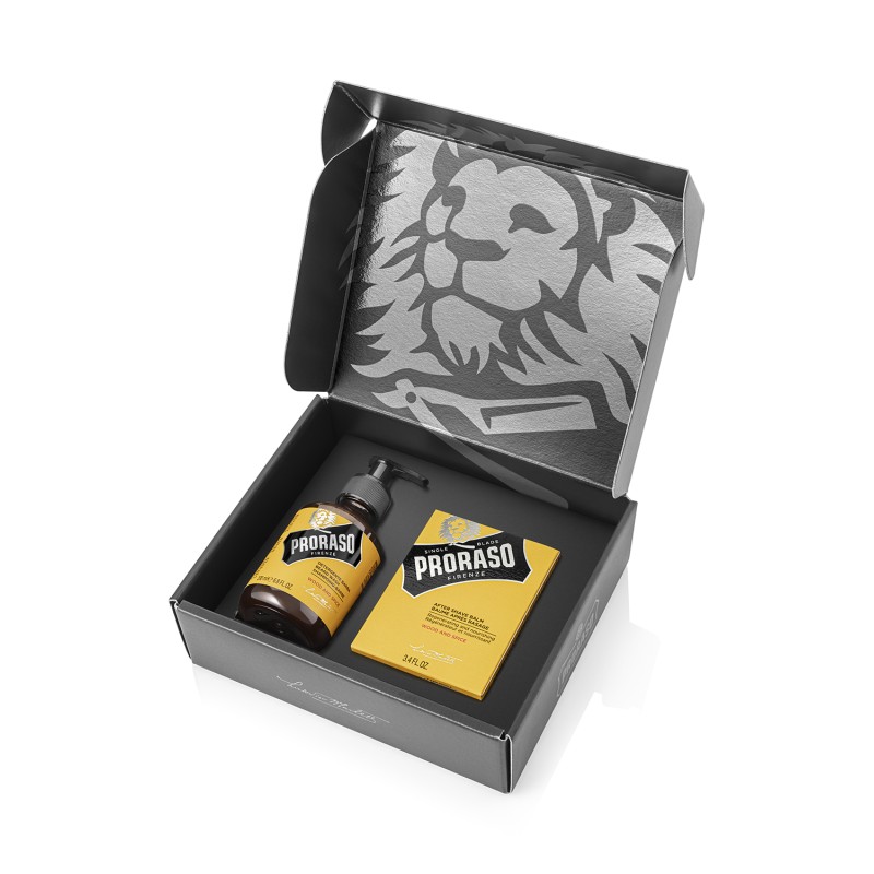 Duo Pack Wood & Spice Beard Balm & Shampoo Bārdas kopšanas komplekts, 1 gab.