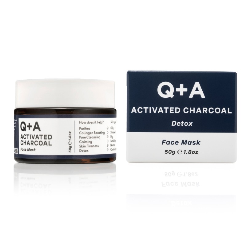 Activated Charcoal Detox Face Mask Attīroša sejas maska ar aktivēto ogli, 50 g