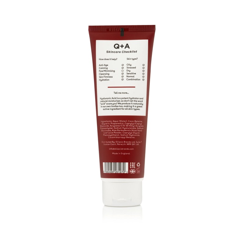 Hyaluronic Acid Hydrating Cleanser Mitrinošs sejas tīrīšanas līdzeklis, 125 ml
