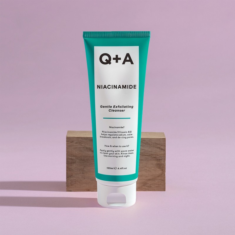 Niacinamide Gentle Exfoliating Cleanser Maigs pīlinga tīrīšanas līdzeklis, 125 ml