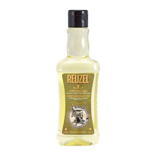 3in1 Tea Tree Shampoo, Conditioner & Body Wash Šampūns, kondicionieris un ķermeņa mazgāšanas līdzeklis vīriešiem, 350 ml