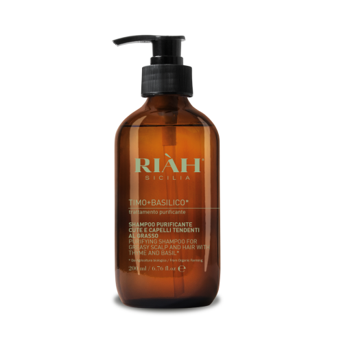 Purifying Shampoo With Thyme & Basil Attīrošs šampūns ar mārsilu un bazilika ekstraktu, 200 ml