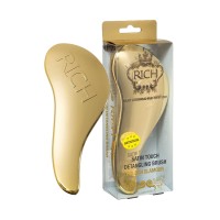Satin Touch Detangling Brush Gold Matus atšķetinoša, zelteini mirdzoša antistatiska matu suka, 1vnt 