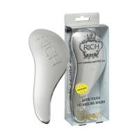Satin Touch Detangling Brush Silver Matus atšķetinoša, sudrabaini mirdzoša antistatiska matu suka, 1vnt 