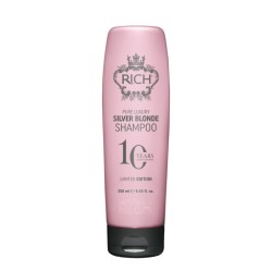 Pure Luxury Silver Blonde Shampoo Maigs attīrošs matu līdzeklis, kas novērš dzelteno krāsu, 250ml 