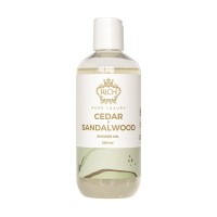 Pure Luxury Cedar x Sandalwood Shower Gel Mitrinoša un barojoša dušas želeja ar izteiktu koksnes aromātu, 280ml 