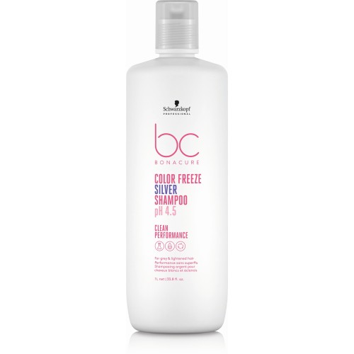 BC Color Freeze Silver Shampoo Sidabro atspalvį suteikiantis šampūnas, 1000ml