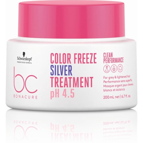 BC Color Freeze Silver Treatment Sidabrinė kaukė šviesintiems plaukams, 200ml