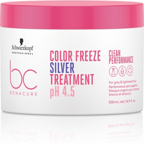 BC Color Freeze Silver Treatment Sidabrinė kaukė šviesintiems plaukams, 500ml