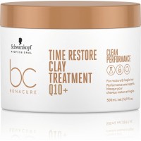 BC Time Restore Clay Treatment Q10+ Atkuriamoji molio kaukė, 500ml 