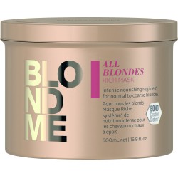 Blond Me All Blondes Rich Mask Maitinamoji kaukė šviesintiems plaukams, 500ml 