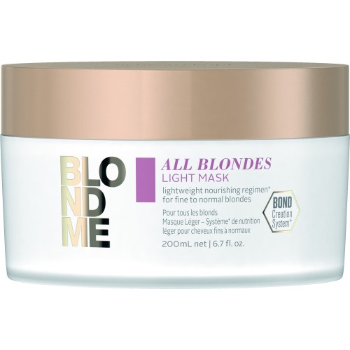 Blond Me All Blondes Light Mask Švelnaus poveikio maitinamoji plaukų kaukė, 200ml