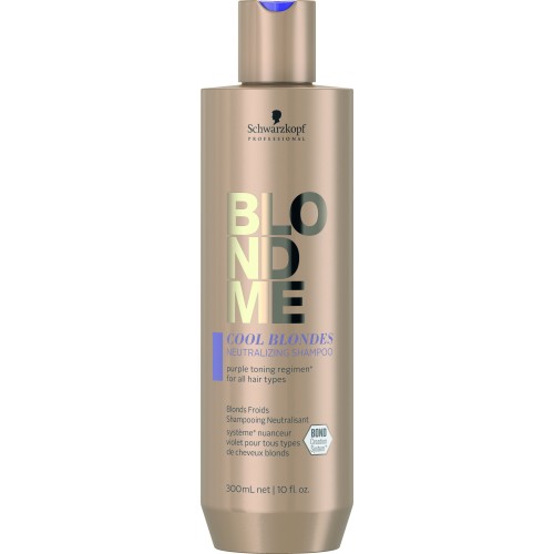 Blond Me Cool Blondes Neutralizing Shampoo Geltonus atspalvius neutralizuojantis šampūnas, 300ml