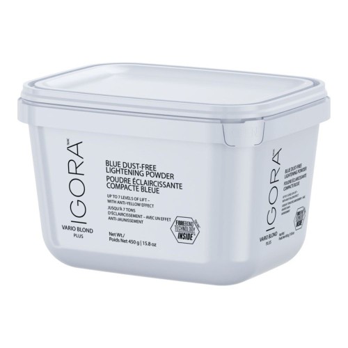 Igora Vario Blond Blue Dust-Free Lightening Powder Mėlyni plaukų šviesinimo milteliai, 450g