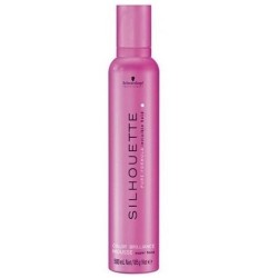 Silhouette Color Brilliance Mousse Super Hold Stiprios fiksacijos putos dažytiems plaukams, 500ml 