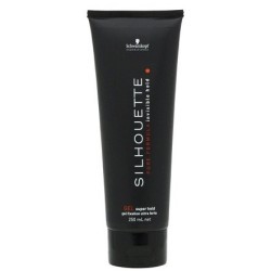 Silhouette Gel Super Hold Stiprios fiksacijos plaukų formavimo gelis, 250ml 