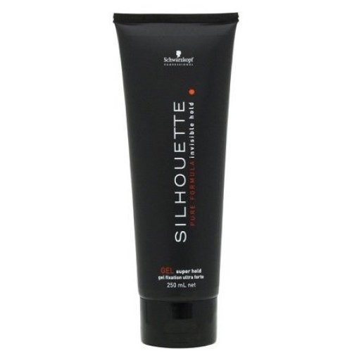 Silhouette Gel Super Hold Stiprios fiksacijos plaukų formavimo gelis, 250ml