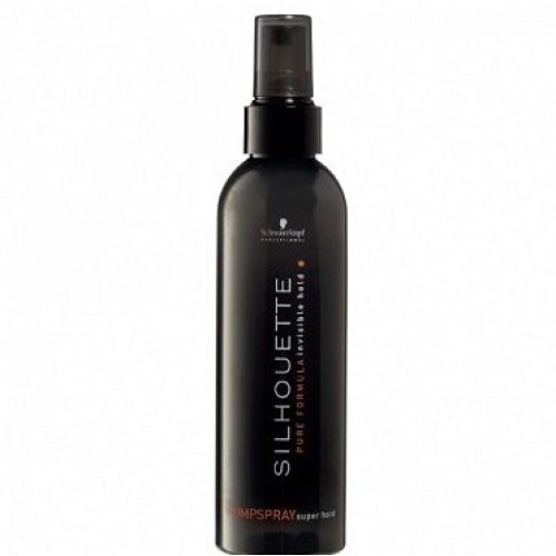 Silhouette Plump Spray Super Hold Mechaninis, stiprios fiksacijos plaukų lakas, 200ml