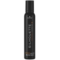 Silhouette Mousse Super Hold Itin stiprios fiksacijos plaukų formavimo putos, 200ml 