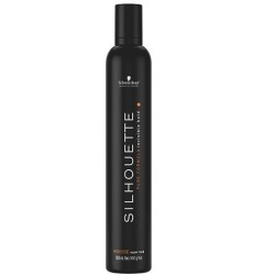 Silhouette Mousse Super Hold Itin stiprios fiksacijos plaukų formavimo putos, 500ml 