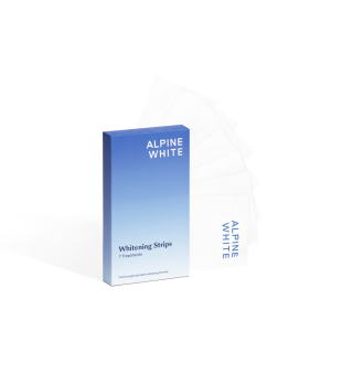 Alpine White Whitening Strips Balinošās zobu strēmeles, 7 gab. | inbeauty.lv