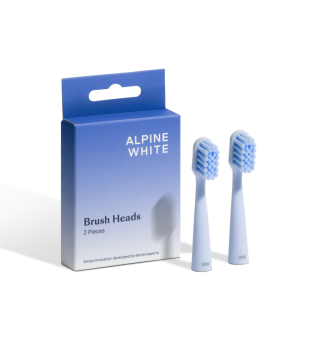 Alpine White Sonic Toothbrush Replacement Heads Maināmās zobu birstes galviņas, 2 gab. | inbeauty.lv