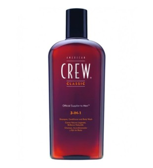 American Crew 3in1- šampūns / kondicionieris / dušas želeja, 250 ml | inbeauty.lv