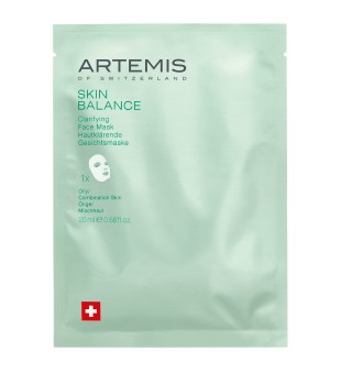 Artemis Skin Balance Clarifying Face Mask Izgaismojoša lokšņu sejas maska, 20 ml | inbeauty.lv