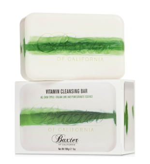 Baxter of California Vitamin Cleansing Bar Italian Lime & Pomegranate Mazgāšanās ziepes, 198 g | inbeauty.lv