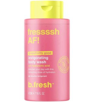 b.fresh fressssh AF! Body Wash Mitrinošs ķermeņa mazgāšanas līdzeklis ar hialuronskābi, 473ml | inbeauty.lv