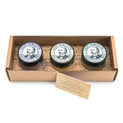 Moustache Wax Set Ūsu vaska komplekts, 3x15 ml