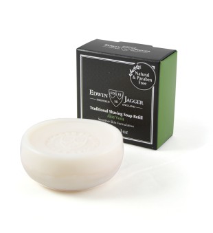 Edwin Jagger PPS-SSAV Shaving Soap Refill Skūšanās ziepes ar alvejas aromātu, 65 g | inbeauty.lv