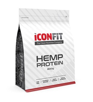 ICONFIT Hemp Protein Kaņepju Proteīns 50% , 800g  | inbeauty.lv