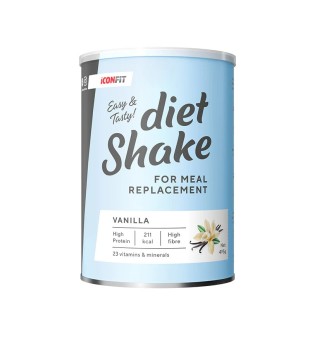 ICONFIT Diet Shake Vanilla Diētiskais kokteilis ar vaniļas garšu, 495g | inbeauty.lv